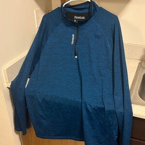Reebok Teal Half-Zip Pullover
